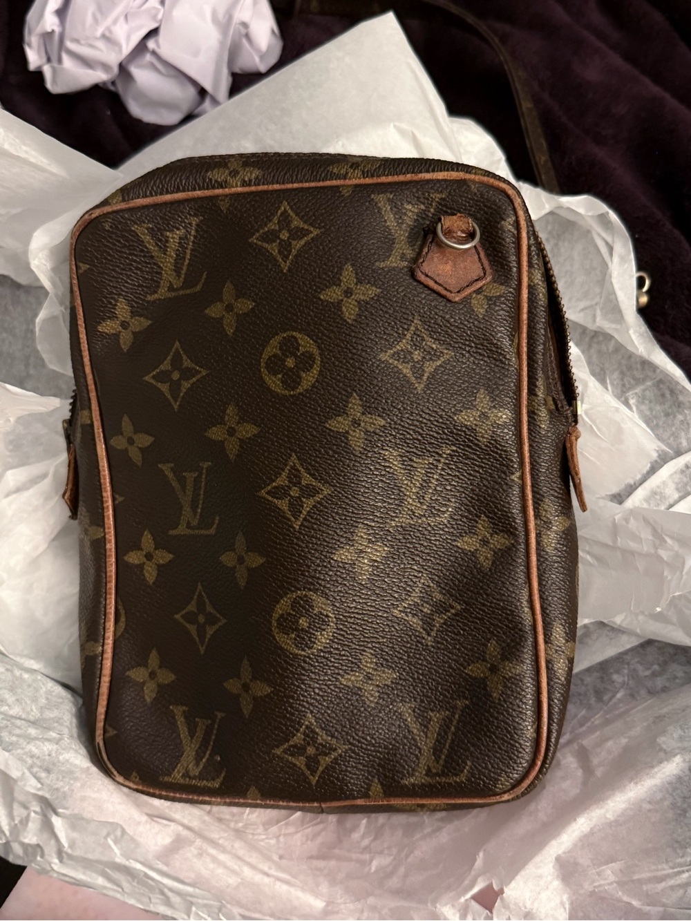 Louis Vuitton Brown Monogram Canvas Belt Bag